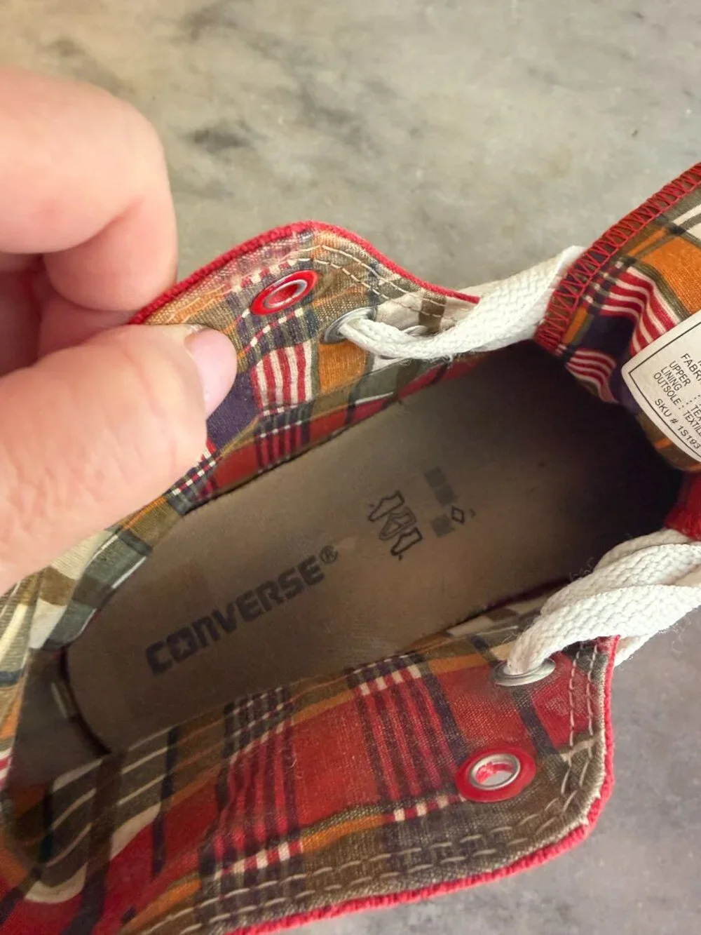 Mint Condition Vintage Red Converse Men's 11
